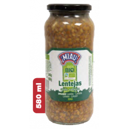 Organic Cooked Lentils- Lentejas Cocidos Ecológicas Miau