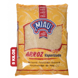 Parboiled rice - Arroz Vaporizado Miau 5kg
