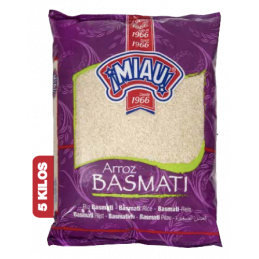 Basmati Rice - Arroz Basmati Miau 5kg